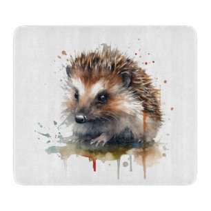 Mysigt kriterium: Hedgehog in Watercolor