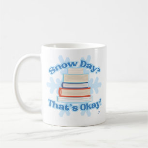 Mysigt läsning av Snö-dagen Kaffemugg