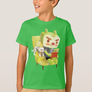 Mysigt lästid med uppsättning t shirt