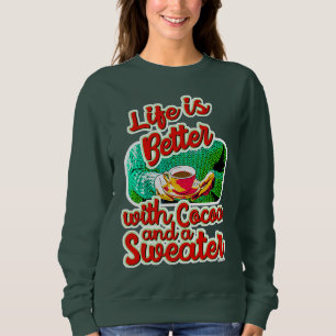 Mysigt Life är bättre Helgdag för kakaoRoligt T Shirt