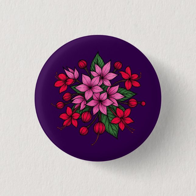  mysigt ljust blomster  knapp (Framsida)