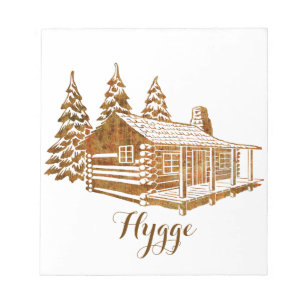 Mysigt loggskåp - Hygge eller egen text Anteckningsblock