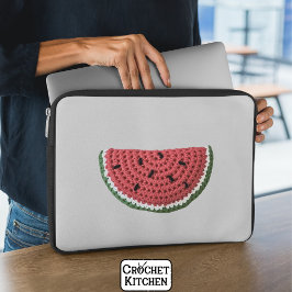 Mysigt minimum Grandma Vibe Crochet Watermelon Fru Laptop Fodral