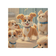 Mysigt modern väggkonst