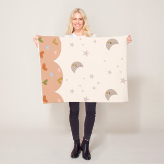 Mysigt Moonlit Dreams Fleece Blanket