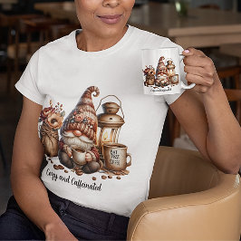 Mysigt och koffeinfri vattenfärg t shirt