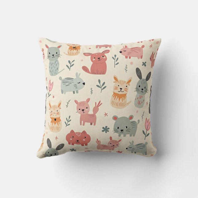 "Mysigt och kutym kudde för ett varnings- och Lyck (Baksida)