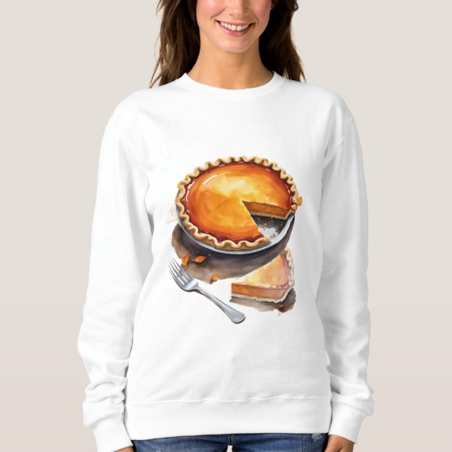 Mysigt Pumpkin Paj Sweatshirt for Fall & Thanksgiv T Shirt (Framsida)