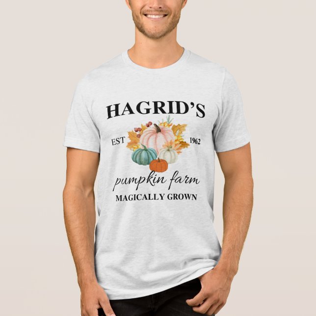 Mysigt Pumpkin Patch-grafik T-shirt (Framsida)