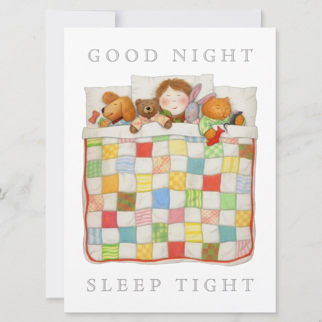 MYSIGT QUILT 6,5 x 8,75-tomt, platt kort (Framsida)