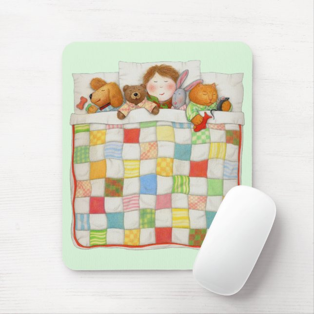 MYSIGT QUILT Mousepad - Grönt Musmatta (Med mus)