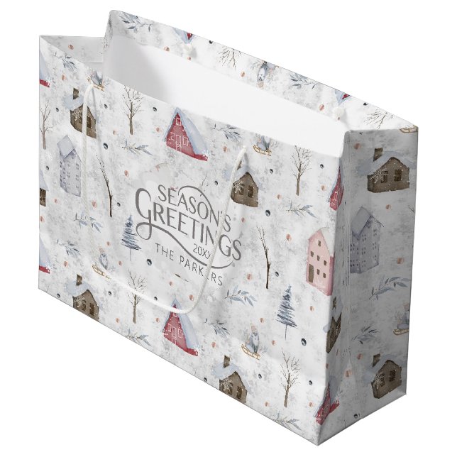 Mysigt Rosa-ID för jul hemma (Framsidan Vinklad)