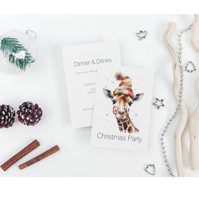 Mysigt Safari-jul, anpassningsbar Inbjudningar (Skapare uppladdad)