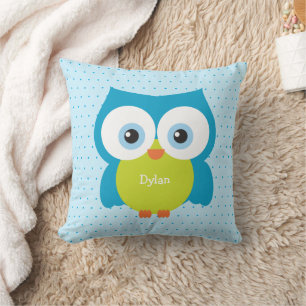 Mysigt skogshälsoaccent från Blue Hoot Uggla Kudde