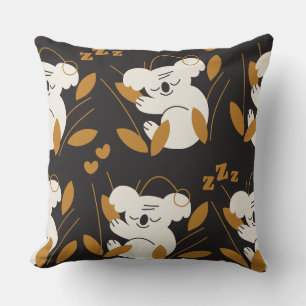 Mysigt Sleeping Koala Dekorativ kudde