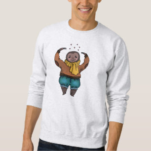 Mysigt Slothtröja Lång Ärmad Tröja