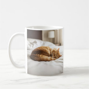 Mysigt sömnkatt kaffemugg