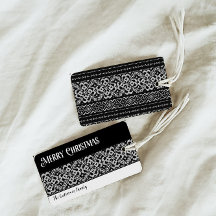 Mysigt svart och vit skandinavisk sötare jul