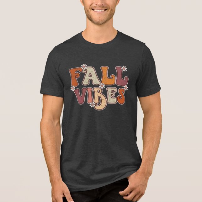 Mysigt T-shirt för höstestetisk höst (Framsida)