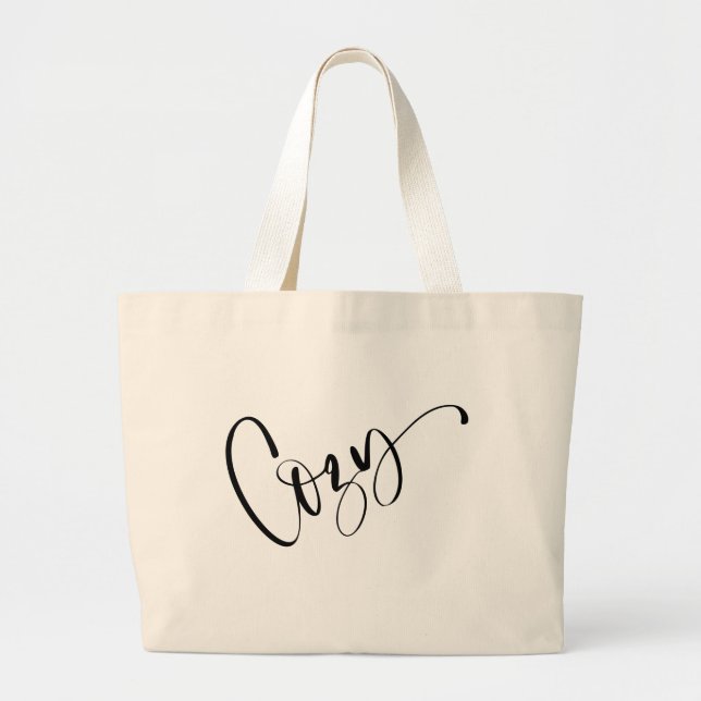 Mysigt Tote Bag Jumbo Tygkasse (Framsidan)
