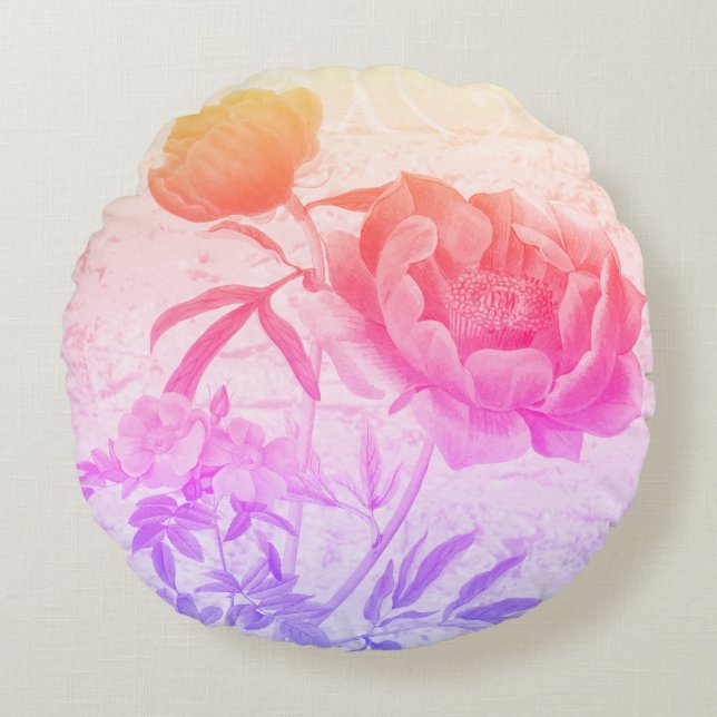 Mysigt tröghetsplan rund kudde (Framsidan)