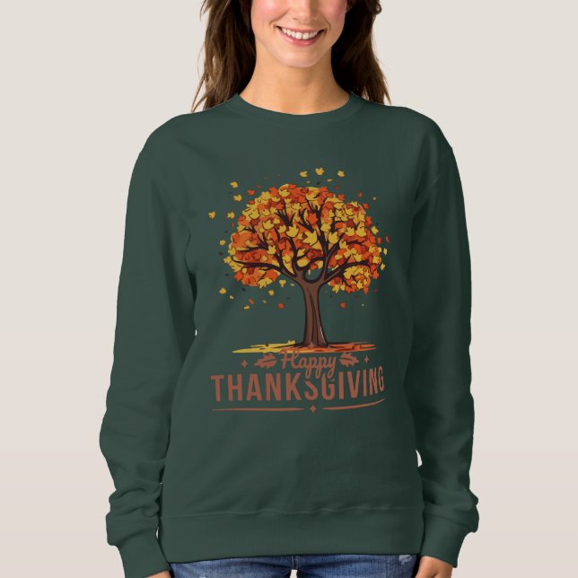 "Mysigt upp för Thanksgiving!" T Shirt (Framsida)
