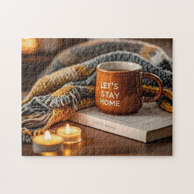 Mysigt varm ljuskväll pussel (Horisontell)