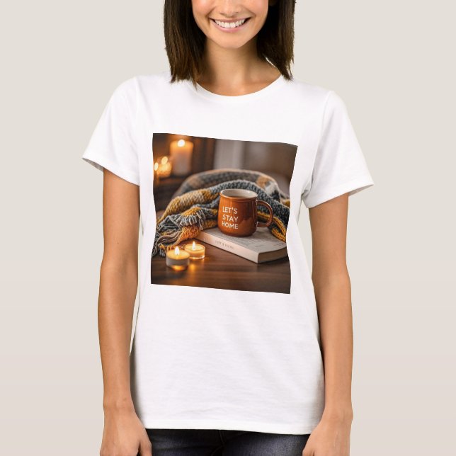 Mysigt varm ljuskväll t shirt (Framsida)