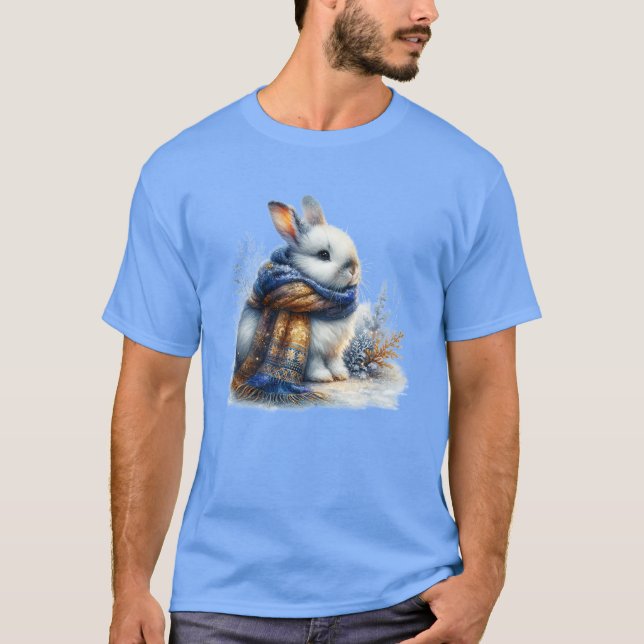 Mysigt vinter-Önskemål till något bunny Speciell k T Shirt (Framsida)