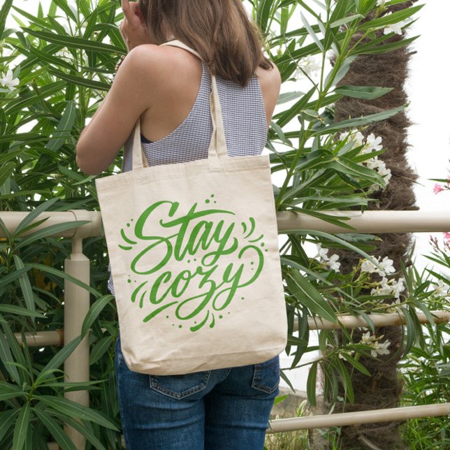 Mysigt Vintercitat Tygkasse (Skapare uppladdad)