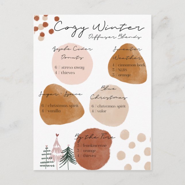 Mysigt vykort för Vinterdelning (Framsida)