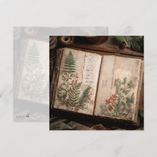 Mysigt Winter Deep Cottagecore Scrapbook-sida Inbjudningar