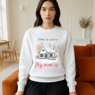 Mysigt Winter House-design Vattenfärg T Shirt