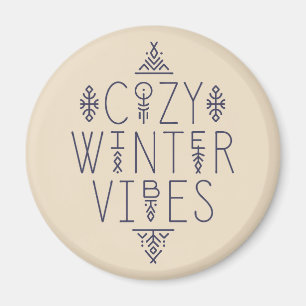 Mysigt Winter Vibes-design Magnet