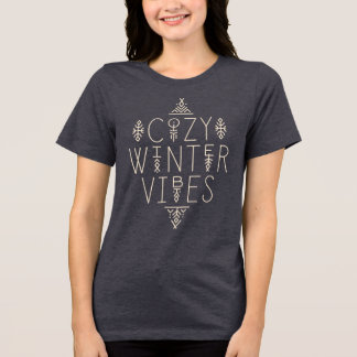 Mysigt Winter Vibes-design T Shirt