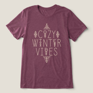 Mysigt Winter Vibes-design T Shirt