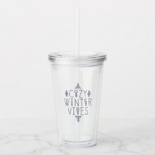 Mysigt Winter Vibes-design Take Away Mugg