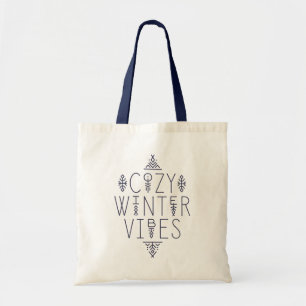 Mysigt Winter Vibes-design Tygkasse