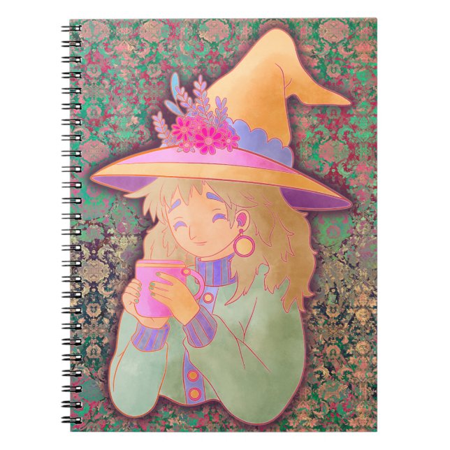 Mysigt Witch Anteckningsbok (Framsidan)