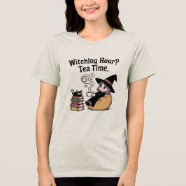 Mysigt Witch-läsning för höst T Shirt