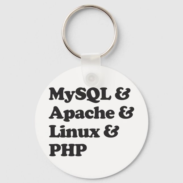 Mysql Apache Linux PHP Nyckelring (Framsida)