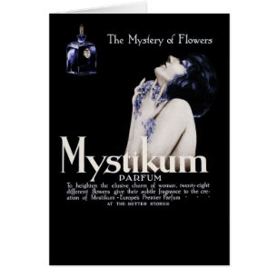 Mysteri Flowers - Mystikum Parfym Hälsningskort