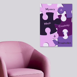 Mysteri & Magic Cretivity & Imagination Puzzle Poster