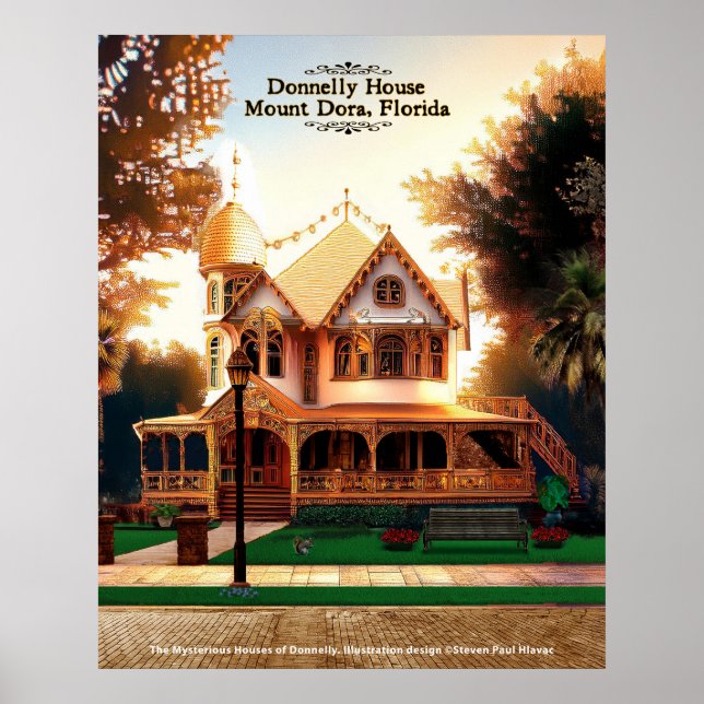 Mysteria hus av Donnelly - nr 1 Mount Dora Poster (Framsidan)