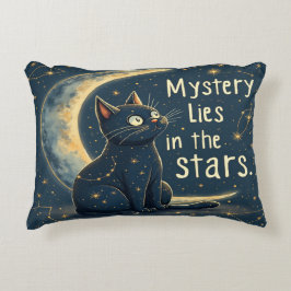 Mysteries Ljuger i Stars - Cosmic and Mystical Prydnadskudde