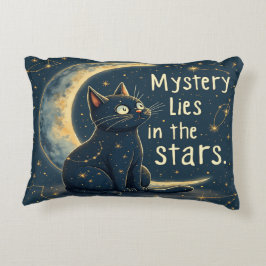 Mysteries Ljuger i Stars - Cosmic and Mystical Prydnadskudde