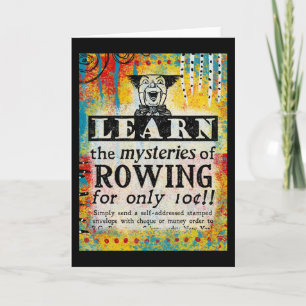 Mysteries of Rving - Funny Vintage annons Kort