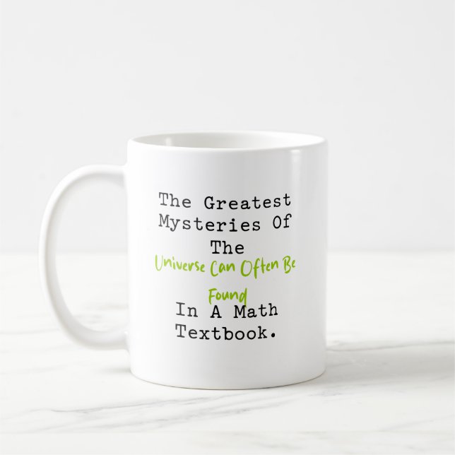 Mysteries of Universe Math Textbook Explorer Kaffemugg (Vänster)