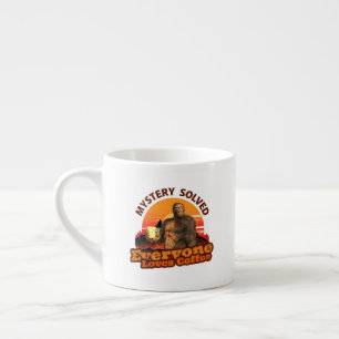 Mysteriet Löst Alla Älskar Kaffe Rolig Bigfoot Espressomugg