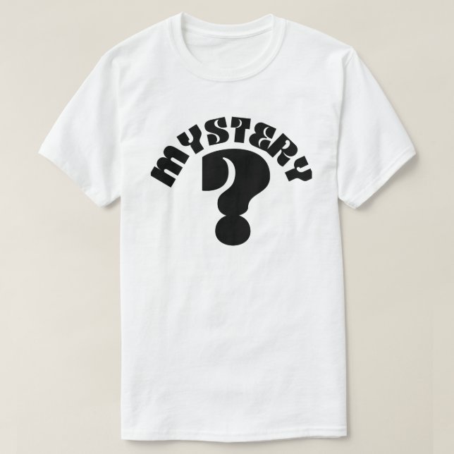 Mysteriet Manar Svarta frågestund Mark T-Shirt (Design framsida)